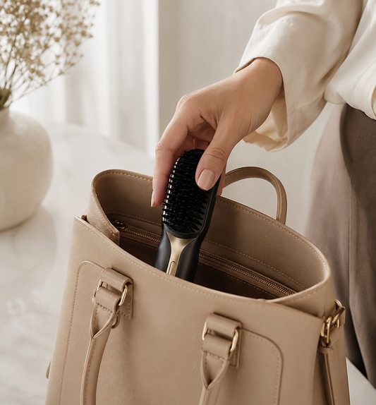 GlowBrush Pro-Mini cepillo alisador portátil