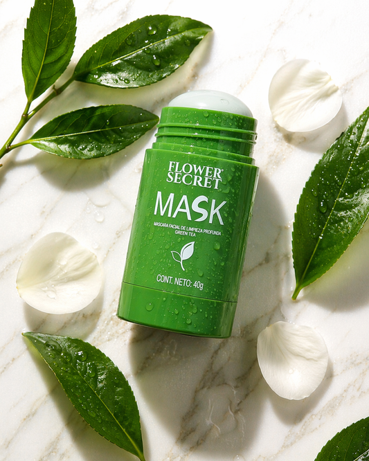 Mascarilla Té Verde en Barra — Flower Secret.