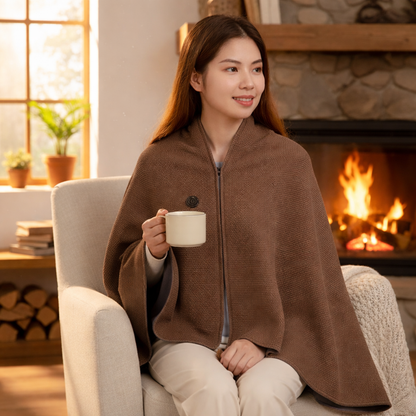 Manta Poncho Térmico Eléctrico USB