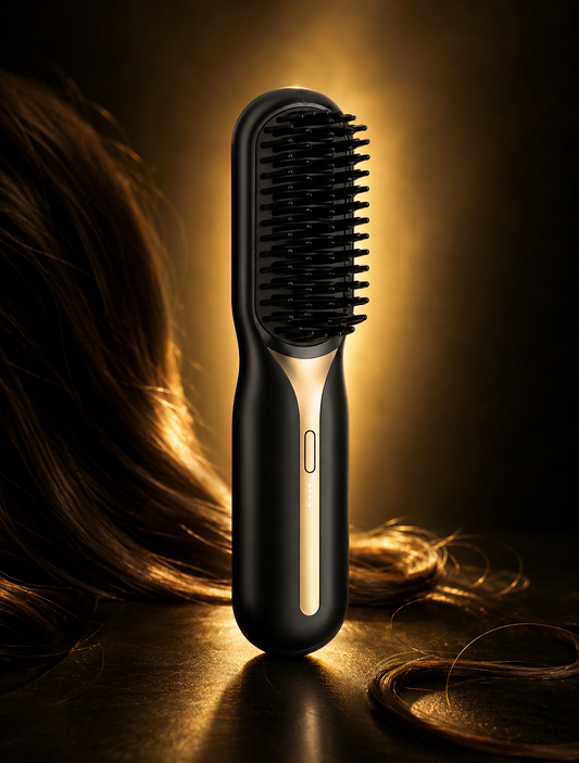 GlowBrush Pro-Mini cepillo alisador portátil