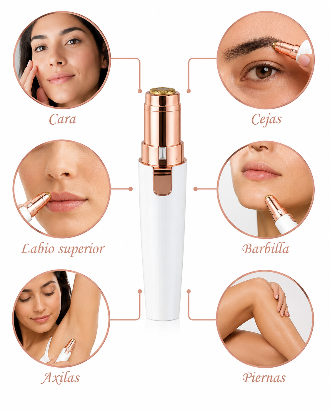 GlowSkin 2en1™ Depiladora Facial