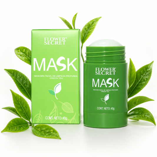 Mascarilla Té Verde en Barra — Flower Secret.