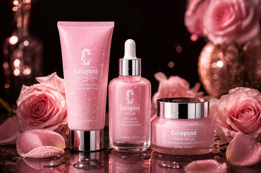 Set Facial Colágeno 3 Piezas Antiarrugas