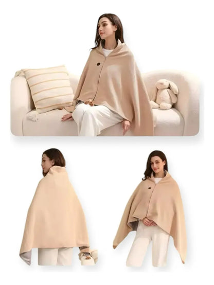 Manta Poncho Térmico Eléctrico USB