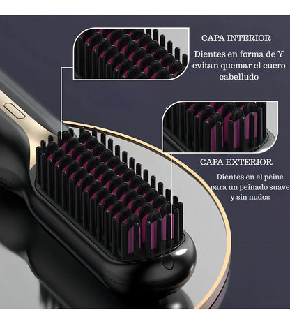 Mini cepillo alisador portátil