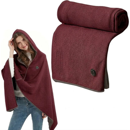 Manta Poncho Térmico Eléctrico USB